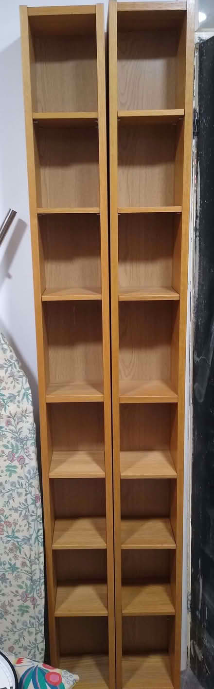 Photo of free Four narrow shelf units (Kings Sutton OX17) #1