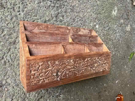 Photo of free Carved desk tidy (Thrupp) #1