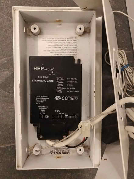 Photo of free Rectangular led pendant light (Hornsey N8) #3
