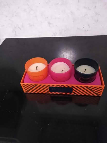 Photo of free 3 part used Sanctuary spa candles (Stockport, SK4) #1