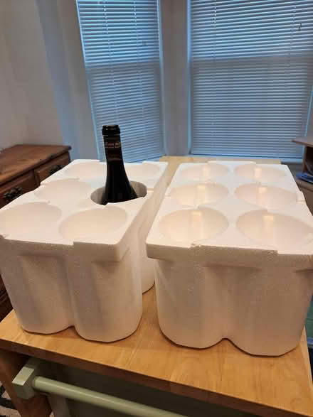Photo of free Wine Bottle holders - Styrofoam - 2 (Pasadena) #1