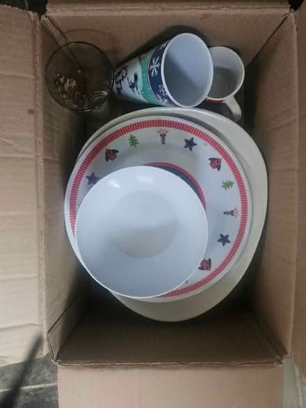 Photo of free Dinner plates etc (some xmas) (Northcourt OX14) #1