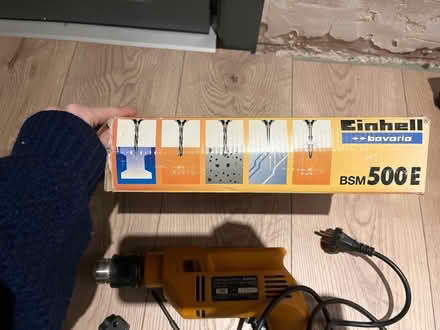 Photo of free Old hammer drill (European plug) (Norton-Lees, S8) #2