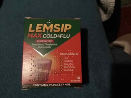 Photo of free Lemsip max blackcurrant flavour (Micklefield HP13) #1