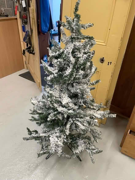 Photo of free Snowy Xmas tree- 4 foot (Queensbury BD13) #2