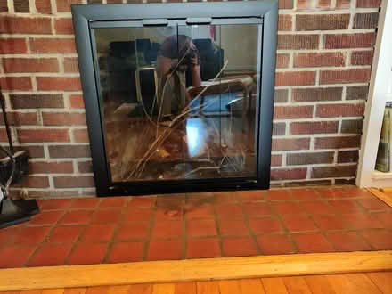 Photo of free Glass fireplace doors (Van Ness area) #2