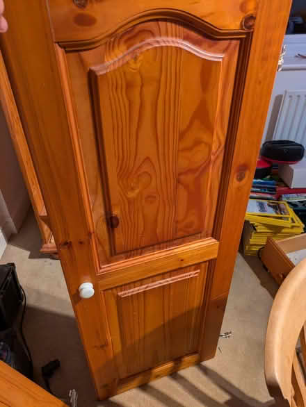 Photo of free Solid Pine Double Wardrobe (Winterbourne Bassett SN4) #2