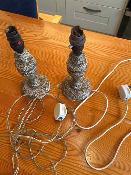 Photo of free Pair vintage lamps (Great Bromley CO7) #1