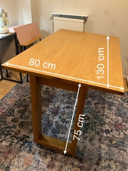 Photo of free dining table, folds lengthwise (Friern Barnet N11) #3