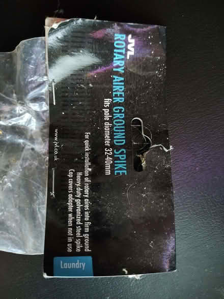 Photo of free Ground spike for outdoor rotary washing line (Leominster HR6) #1