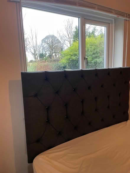 Photo of free Double bed frame with 4 drawers and mattre (Cawthorne S75) #3