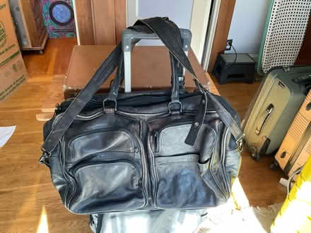 Photo of free 100% leather carry on bag (Berkeley) #1