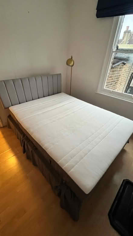 Photo of free Divan king bed with headboard (Greenwich SE10) #1
