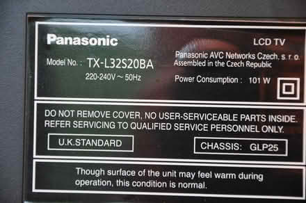 Photo of free Panasonic TV (Kilmington) #3