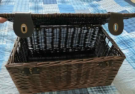 Photo of free Wicker/Rattan Hamper (Fareham Titchfield Common PO14) #2