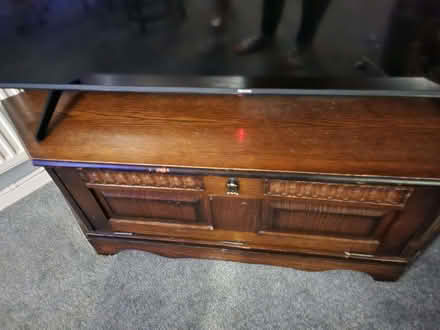 Photo of free Dark wood corner tv unit (Cam GL11) #2