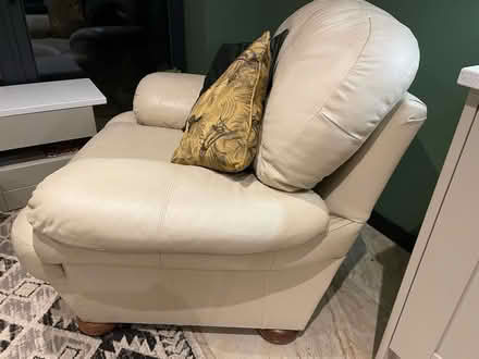 Photo of free M&S Leather Chair (West Stratton SO21) #2