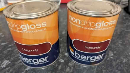 Photo of free 2 x 750ml burgundy non drip gloss (Pendeford, WV8) #1