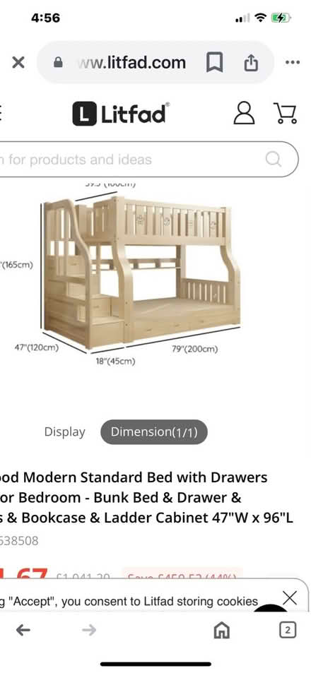 Photo of free Bunk bed (Luton) #1