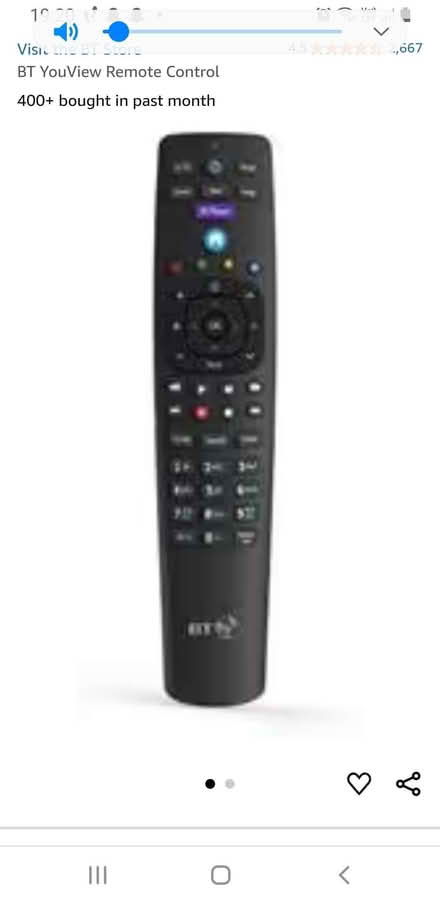 Photo of You View remote (Halton LA2) #1
