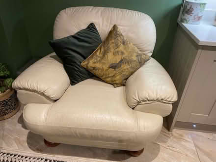 Photo of free M&S Leather Chair (West Stratton SO21) #1