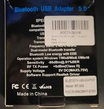 Photo of free Bluetooth 5.0 USB adapter (Northridge) #1