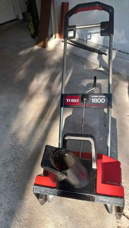 Photo of free Electric snow blower (Burlington) #3