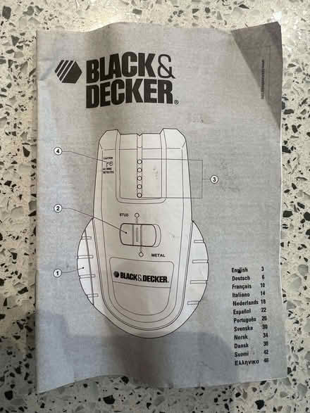 Photo of free Black & Decker Electronic Stud Finder (Mill Green AL7) #2