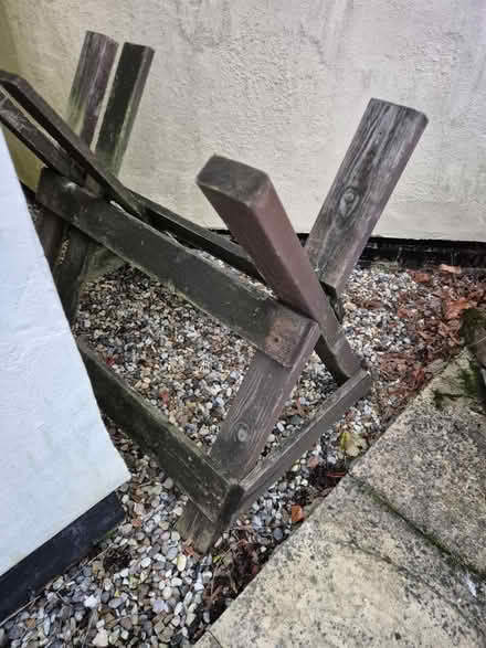 Photo of free Handmade wooden sawhorse (CO10 near Glemsford) #2