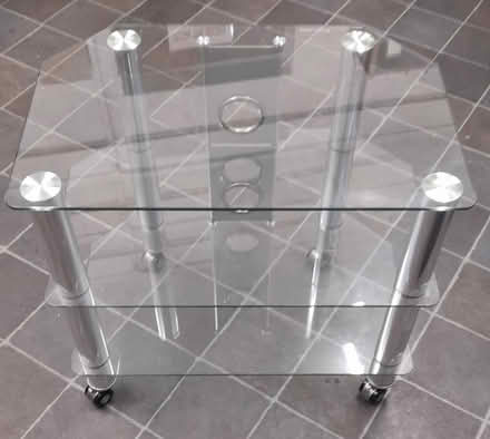 Photo of free Glass TV stand unit (Nutbourne, PO18) #1