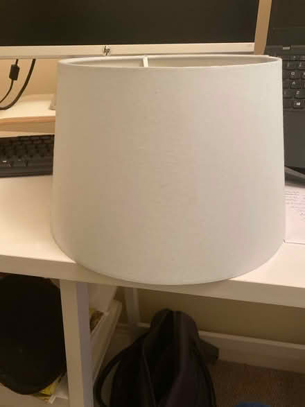 Photo of free Pale blue lampshade (Great Bourton, OX17) #1