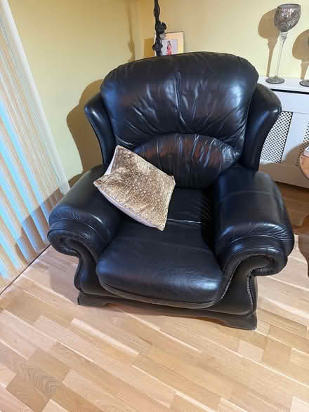 Photo of free Leather 3 Piece Suite (Ballygarvan area) #3
