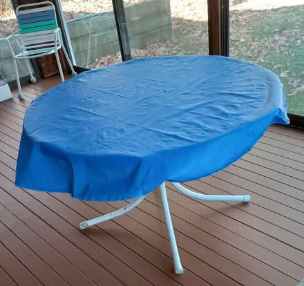 Photo of free Circular metal table (Burlington) #1