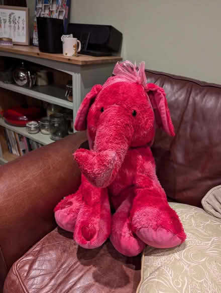 Photo of free Large Cuddly Elephant (Winterbourne Bassett SN4) #1