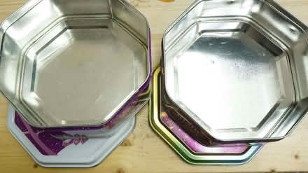 Photo of free Octagonal empty tins (sweet tins) (Levenshulme M12) #1