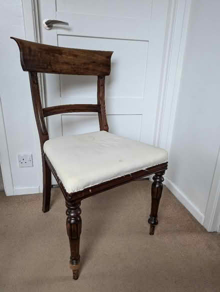 Photo of free Solid wood chair for upcycling (Didcot OX11) #1