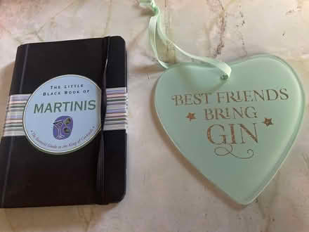 Photo of free Martini mix book and gin sign (Halton LA2) #1