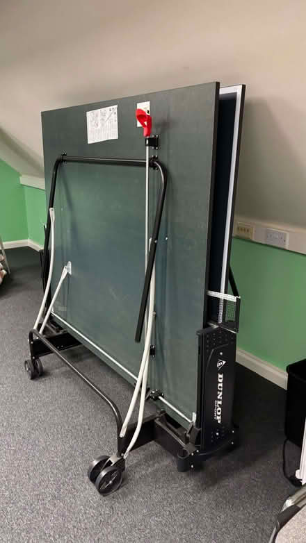 Photo of free Fold up table tennis table on wheels, bats and balls (Great Shelford CB22) #3