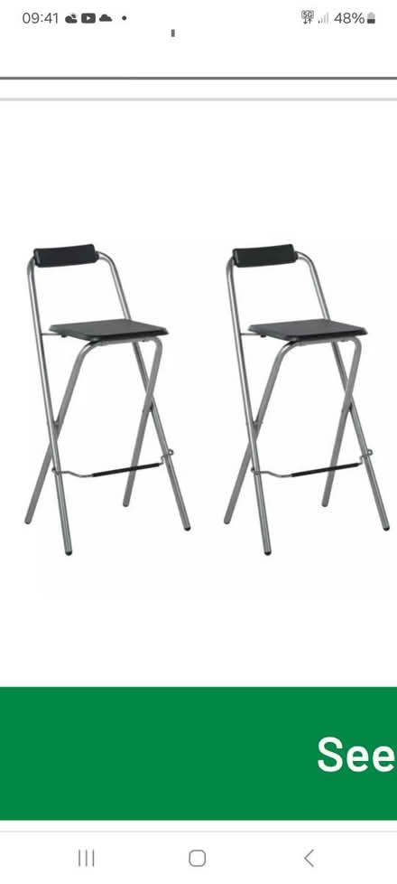 Photo of Folding bar stools (Abingdon OX14) #1