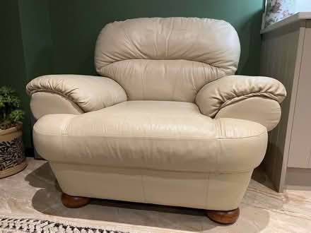 Photo of free M&S Leather Chair (West Stratton SO21) #4
