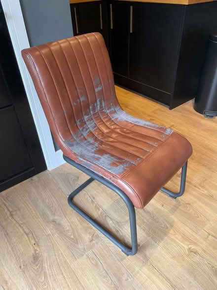 Photo of free Faux Leather Chair (Stubbington PO14) #1