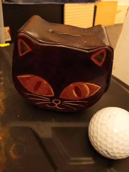 Photo of free Leather cat money box (Leith EH6) #1