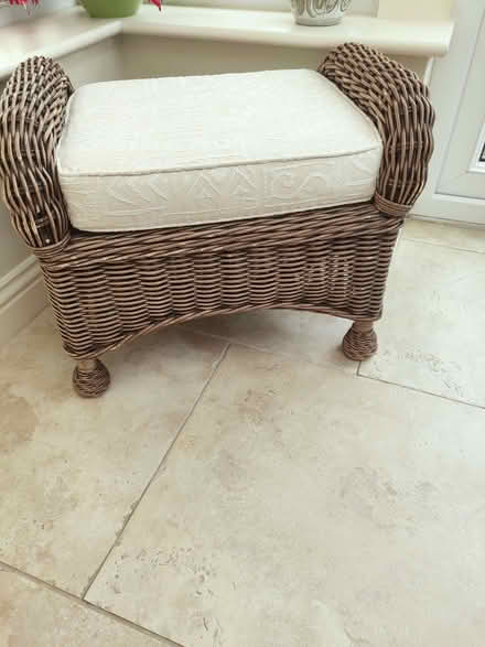 Photo of Footstool on legs (Endmoor LA7) #1