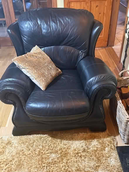 Photo of free Leather 3 Piece Suite (Ballygarvan area) #1