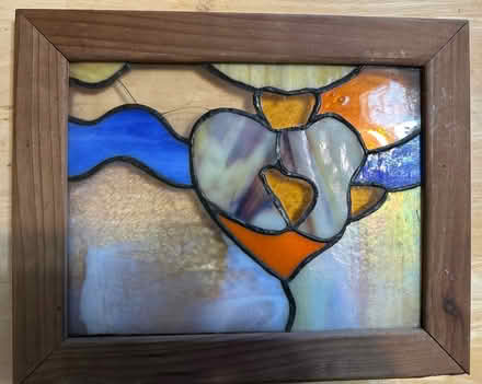 Photo of free Framed stained glass art (Oakland) #1