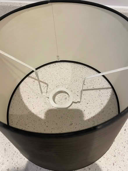 Photo of free Black white stripe lampshade (Lexden Colchester CO3) #2