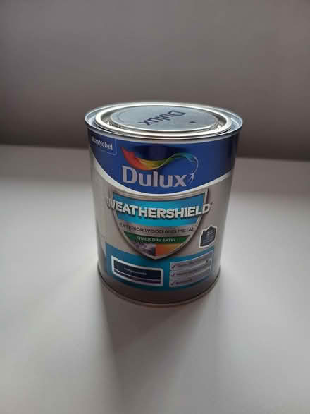 Photo of free Dulux exterior paint, blue unopened (Matson, Gloucester GL4 6) #2