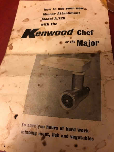 Photo of free Kenwood mincer attachment (Great Meols CH47) #2