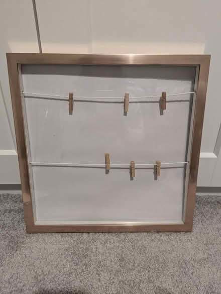 Photo of free Rose gold peg frame (Feering) #1