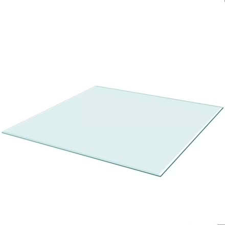 Photo of free Glass Table Top Protector. Clear Glass with rounded edges (Morland CA10) #1